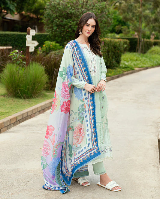 SUMMER REVERIE ROHEENAZ LUXURY LAWN (RUNSS250404A) VELOURA