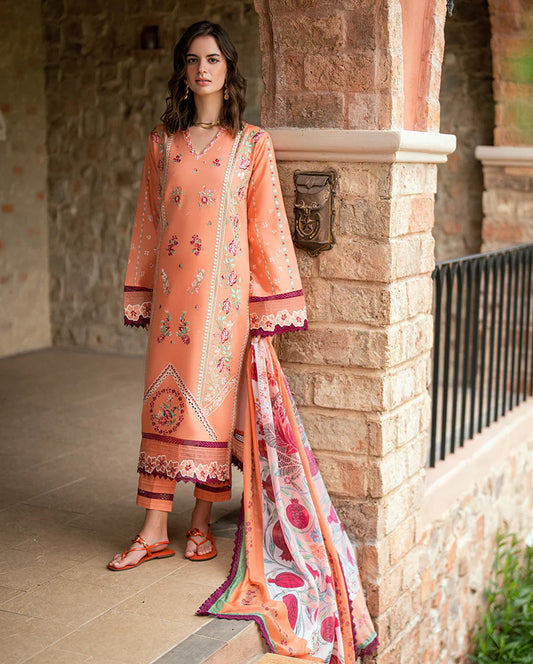 SUMMER REVERIE ROHEENAZ LUXURY LAWN (RUNSS250402B) ORELIA