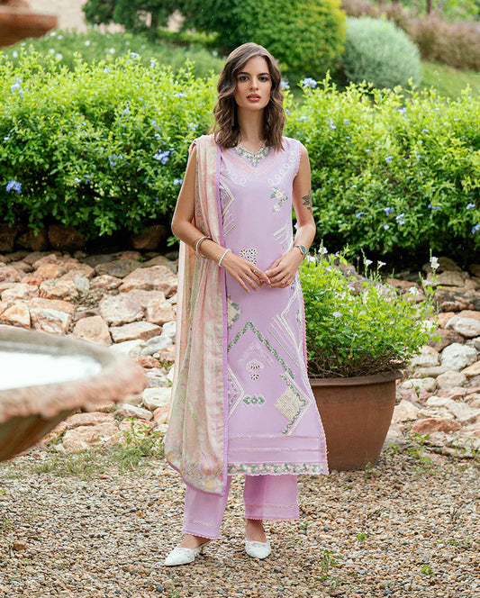 SUMMER REVERIE ROHEENAZ LUXURY LAWN (RUNSS250406B) MIRIELLE