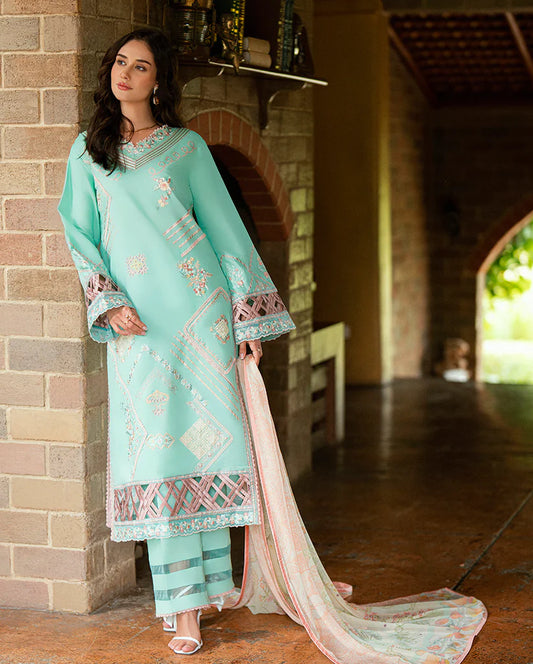 SUMMER REVERIE ROHEENAZ LUXURY LAWN (RUNSS250406A) RAVENA