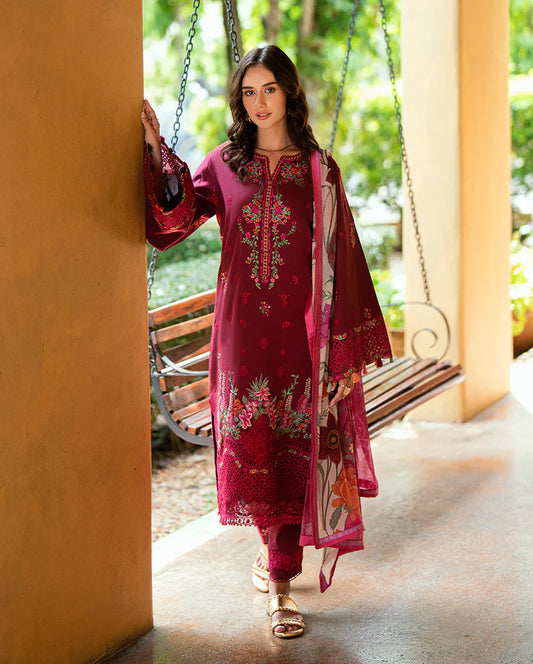 SUMMER REVERIE ROHEENAZ LUXURY LAWN (RUNSS250408B) CALIRA