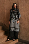 AFROZEH CHIKANKARI UN-STICHED 3PC|Caviar