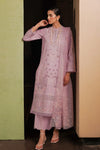 AFROZEH CHIKANKARI UN-STICHED 3PC|Thistle