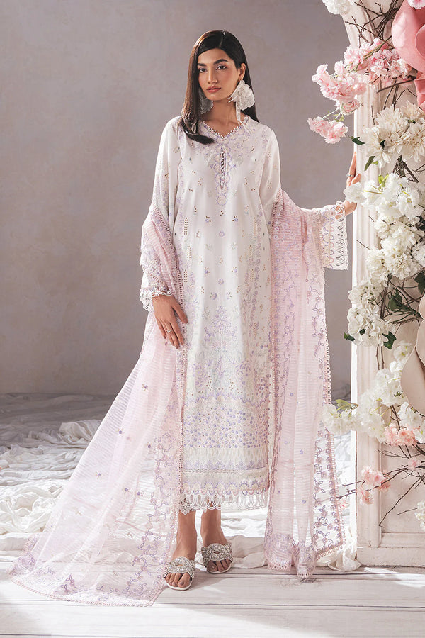 AYZEL EUDORA LUXURY LAWN| UN-STITCHED-3PC| ELANIA