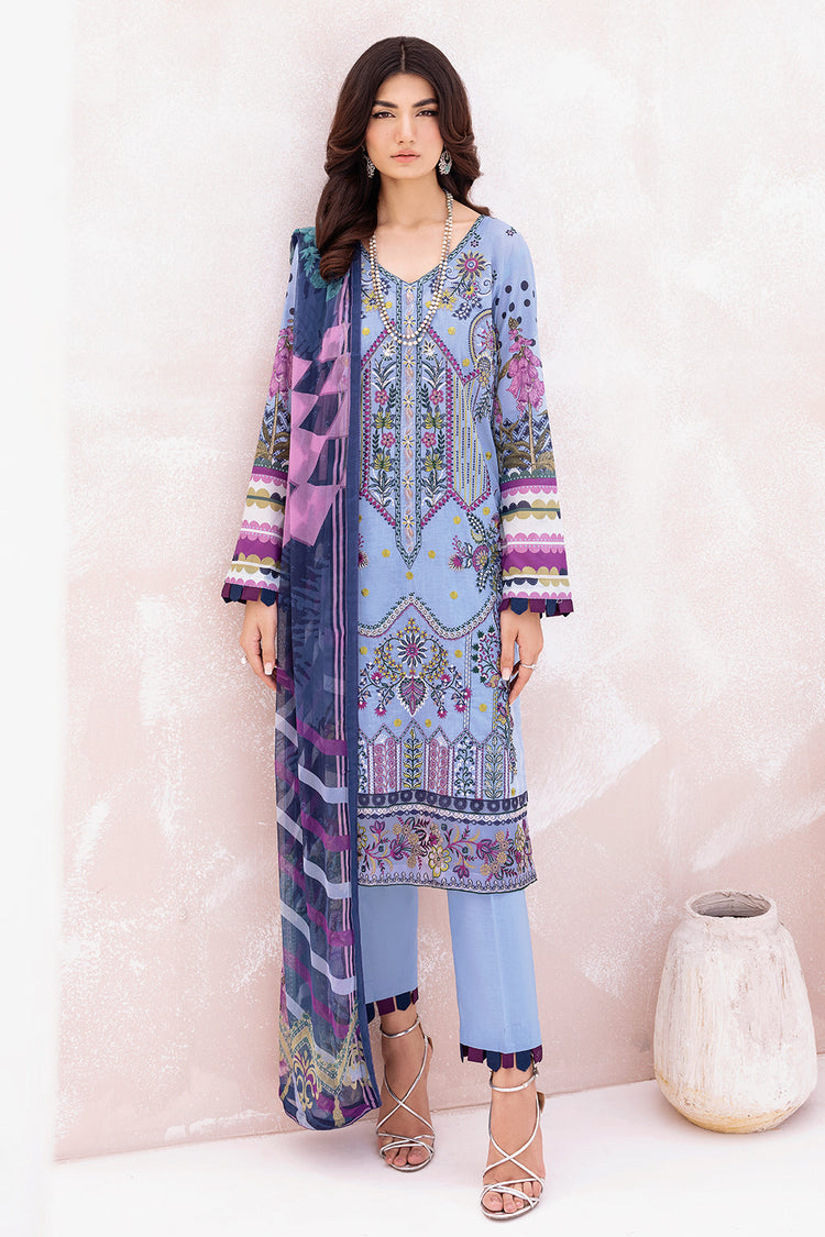 MASHAAL BY RAMSHA LUXURY LAWN-3PC | L-711