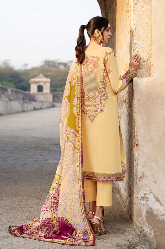 ANDAAZ LUXURY LAWN EMBROIDERED BY RAMSHA -Z-605