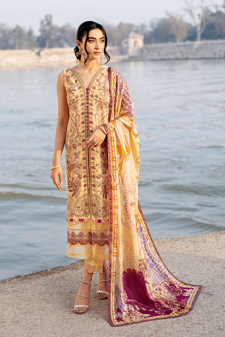 ANDAAZ LUXURY LAWN EMBROIDERED BY RAMSHA -Z-605