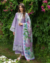 THE SECRET GARDEN BY MUSHQ UN-STITCHED 3PC | Dewdrop Dance