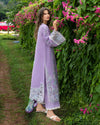 THE SECRET GARDEN BY MUSHQ UN-STITCHED 3PC | Dewdrop Dance