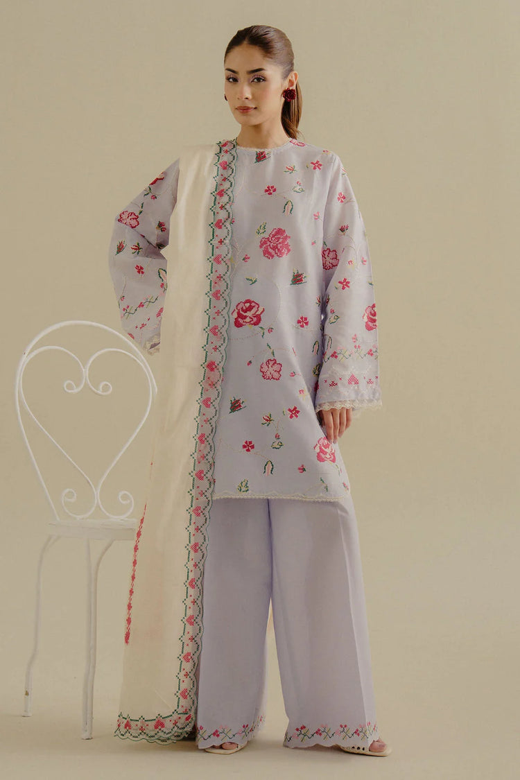COCO BY ZARA SHAHJAHAN UN-STITCHED 3PC | Zufra-6B