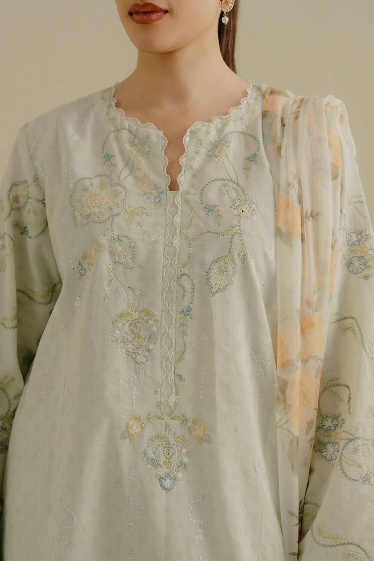 COCO BY ZARA SHAHJAHAN UN-STITCHED 3PC | ELVA-1B