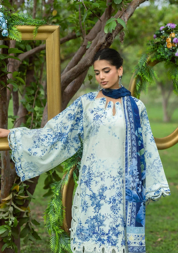 BRIDGERTON BY ELAF PREMIUM LAWN | FIORI D’AVORIO