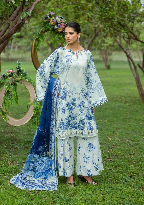 BRIDGERTON BY ELAF PREMIUM LAWN | FIORI D’AVORIO