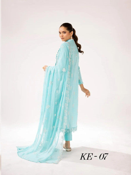 ELEGANCE BY KHOOBSURAT UN-STITCHED 3PC | KE-07