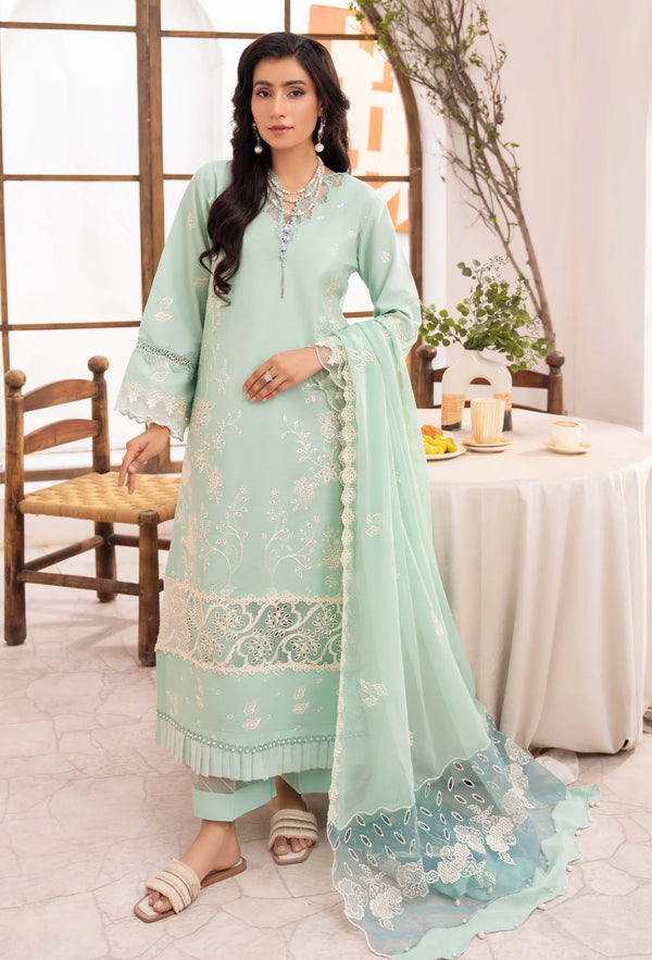 NAYAB BY HUMDUM UN-STITCHED 3PC | D-07