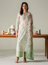 FAIZA FAISAL PREMIUM LAWN | SAGE WHISPER
