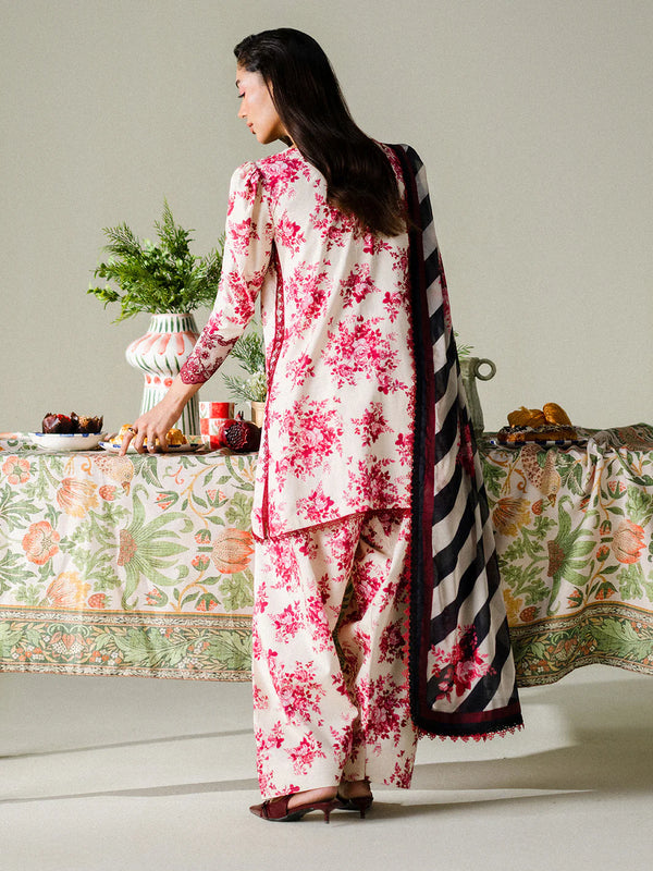 FAIZA FAISAL PREMIUM LAWN | ROSE REVERIE