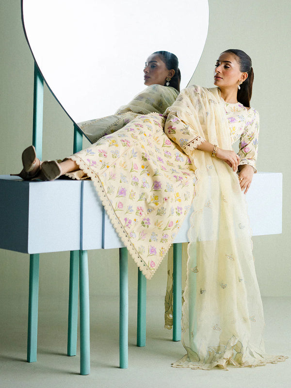 FAIZA FAISAL PREMIUM LAWN | BUTTERCUP BLOOM