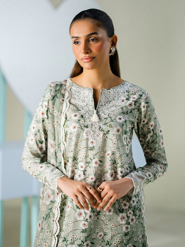 FAIZA FAISAL PREMIUM LAWN | MINT MUSE