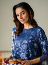 FAIZA FAISAL PREMIUM LAWN | MIDNIGHT MEADOW