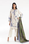 SANA SAFINAZ FESTIVE RTW FW25MUZ020BP3 Stitched Muzlin Linen Suit