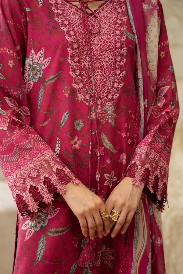Aabyaan Print Luxe Linen FLEUR (AK-10)