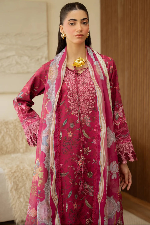 Aabyaan Print Luxe Linen FLEUR (AK-10)