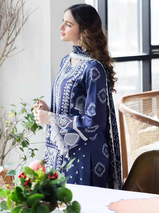 AFTERHOURS BY MAHNUR UN-STITCHED 3PC | Garden Glee