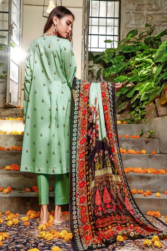 GUL AHMED EMBROIDERED TISSUE SILK COLLECTION FS24