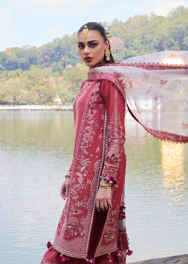 HUSSAIN REHAR LL SS LUXURY LAWN 25' FLARE