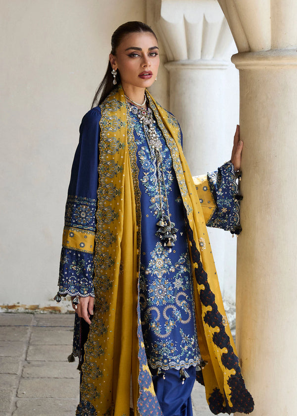HUSSAIN REHAR LL SS LUXURY LAWN 25' RIVIERA