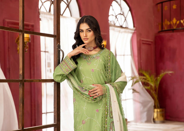 HUSN-E-JAHAAN EMBROIDERED LAWN | D-05