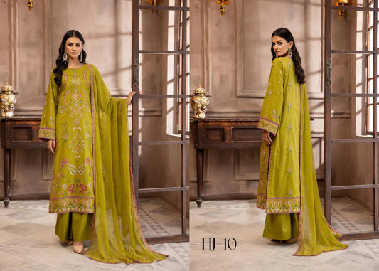 HUSN-E-JAHAAN EMBROIDERED LAWN | D-10