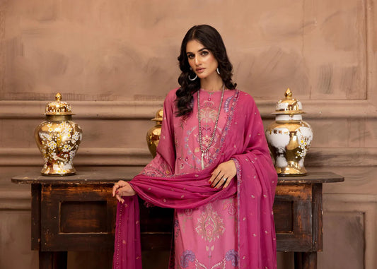 HUSN-E-JAHAAN EMBROIDERED LAWN | D-14