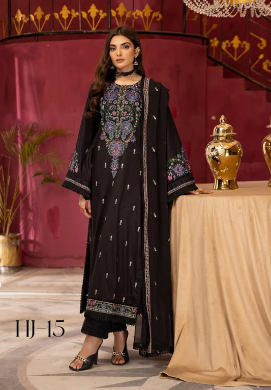 HUSN-E-JAHAAN EMBROIDERED LAWN | D-15