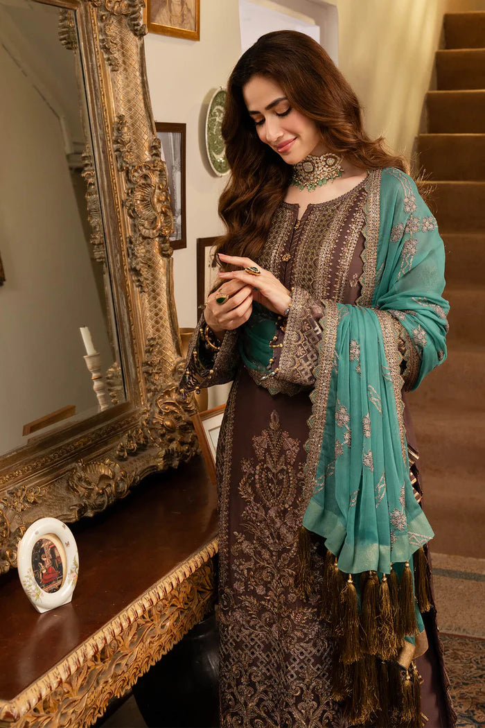 NOOR JAHAN BY IMROZIA UN-STITCHED 3PC | I-199 Khawab