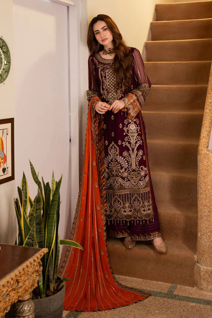 NOOR JAHAN BY IMROZIA UN-STITCHED 3PC | I-206 Chandni