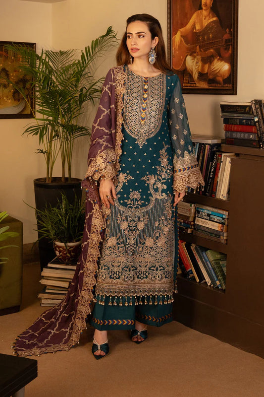 NOOR JAHAN BY IMROZIA UN-STITCHED 3PC | I-208 Aaina