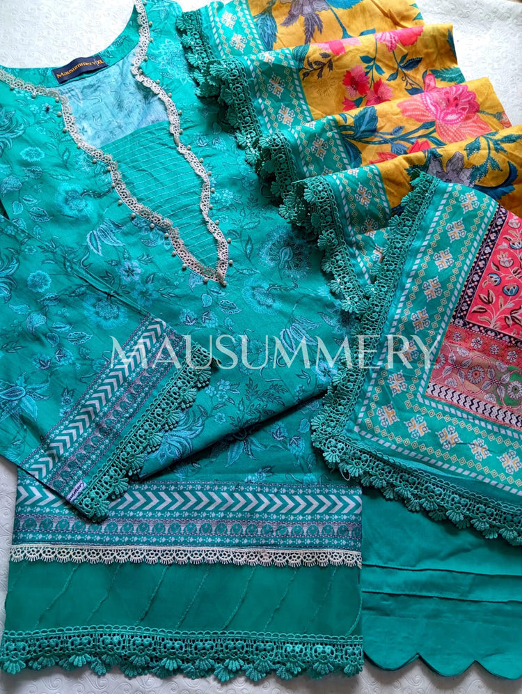 MAUSUMMERY SPRING SUMMER-TURQUOISE