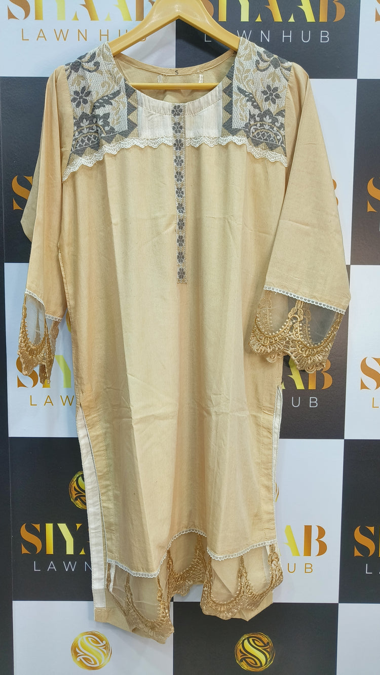 TAJ NOOR STITCHED KURTI -11