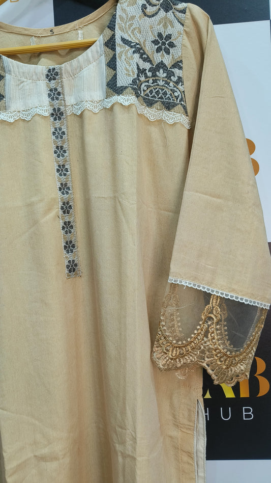 TAJ NOOR STITCHED KURTI -11