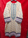 SUNDUS EMBROIDERED LAWN | STITCHED 3PC | D-01