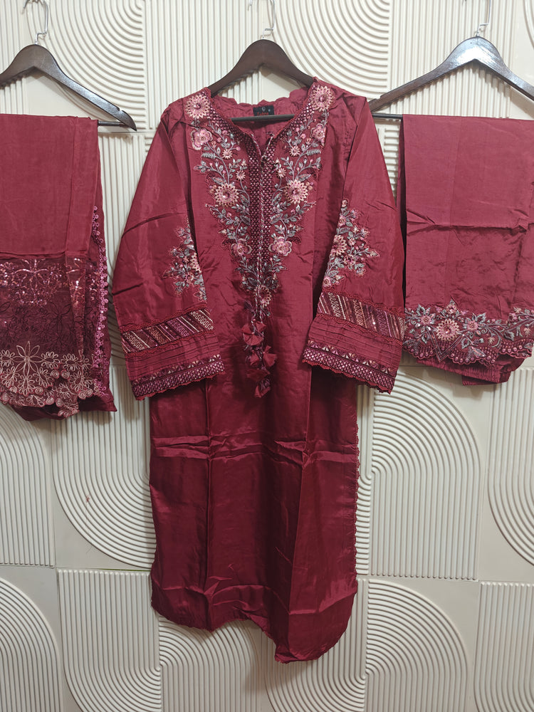 ZOYA AHMED AAMNA FAISAL STITCHED LAWN D-01(A)