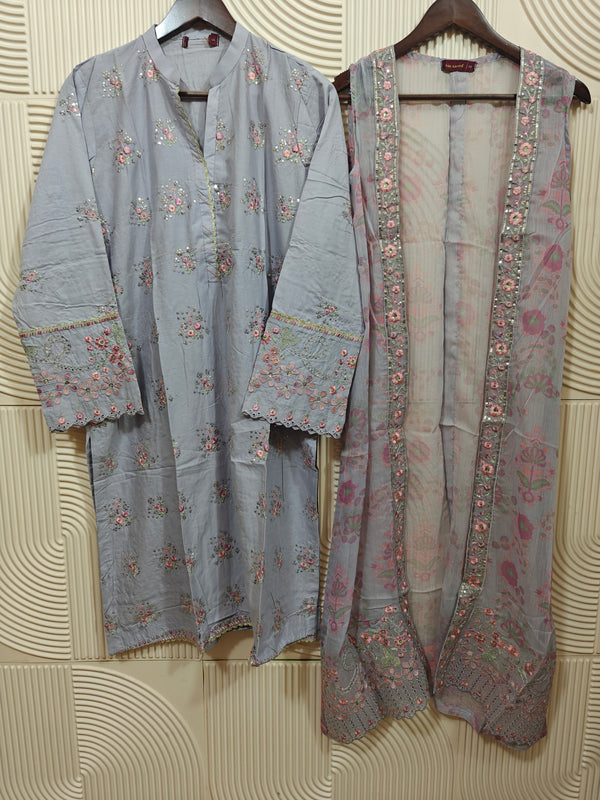 BIN SAEED LUXURY | WITH JACKET STYLE | D-01