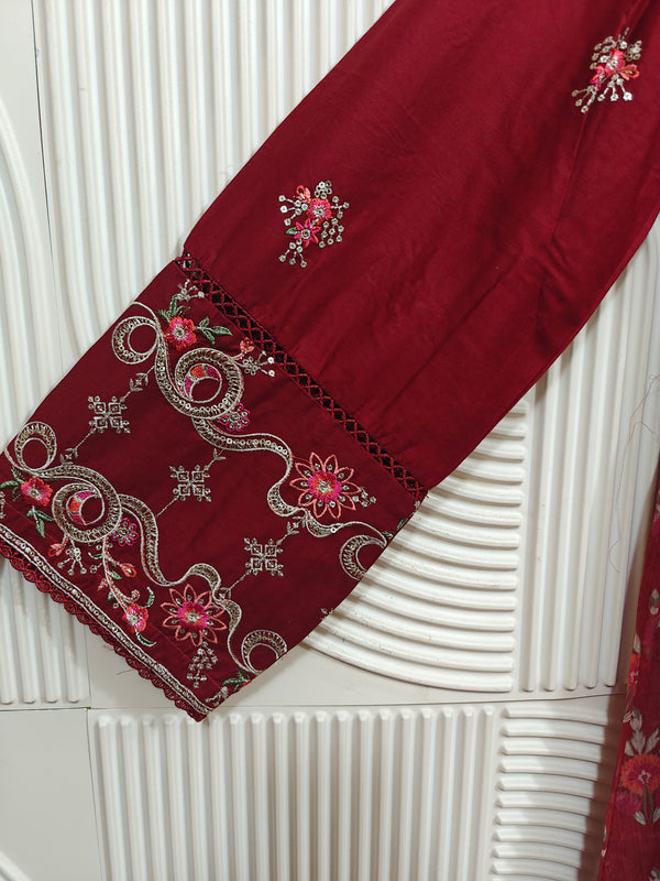 BIN SAEED LUXURY | WITH JACKET STYLE | D-07