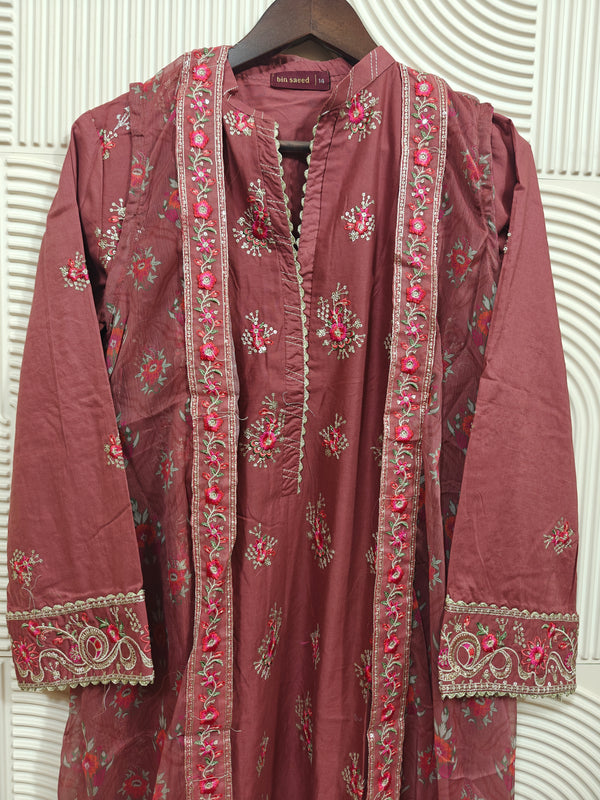 BIN SAEED LUXURY | WITH JACKET STYLE | D-08