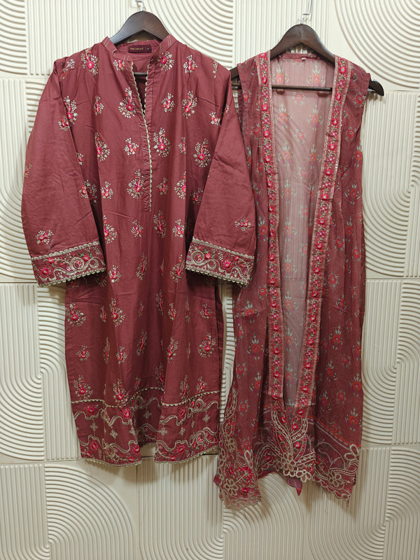 BIN SAEED LUXURY | WITH JACKET STYLE | D-08