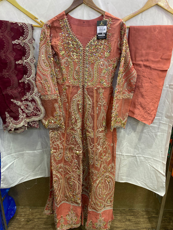 ARSHEEN BANOBY ZOYA AHMED HANDWORK STITCHED D-21
