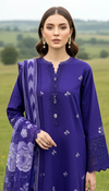 LAKHANY BY LSM UN-STITCHED 3PC | ROYAL AMETHYST
