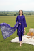 LAKHANY BY LSM UN-STITCHED 3PC | ROYAL AMETHYST